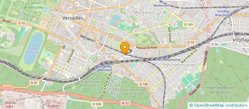 localisation de l'entreprise REDON ET COMPAGNIE à VERSAILLES