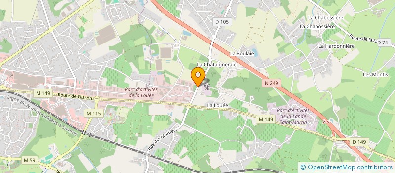 localisation de l'entreprise REDON INVESTISSEMENT  HAUTE-GOULAINE