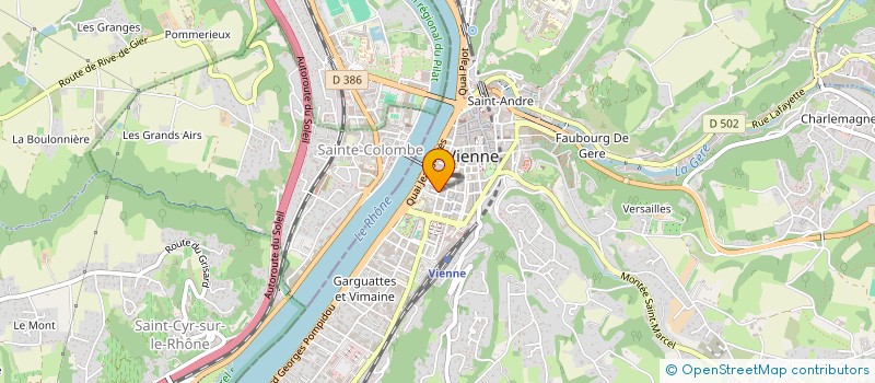 localisation de l'entreprise REDON SYLVIE à VIENNE