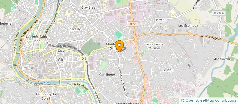 localisation de l'entreprise REDONNE 30  ALES