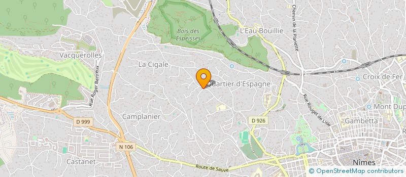 localisation de l'entreprise REDONNEL  NIMES