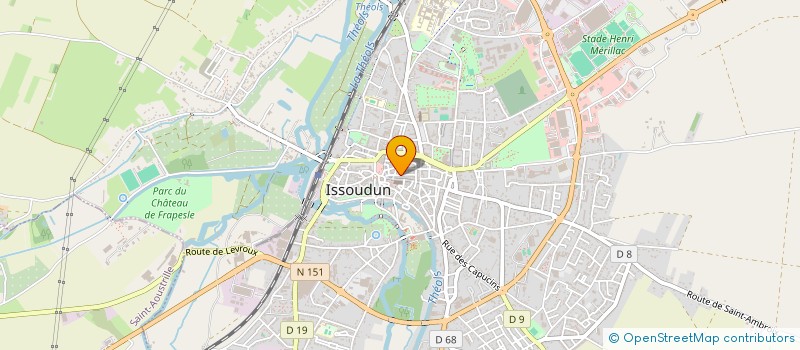 localisation de l'entreprise REDONNER SOURIRE AMITIE à ISSOUDUN