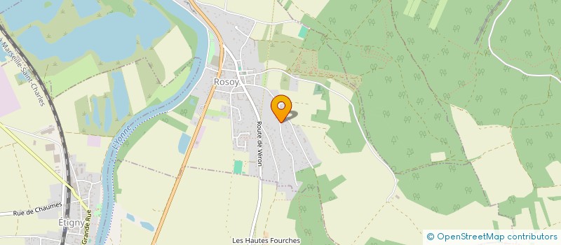 localisation de l'entreprise REDONNERSENS  ROSOY