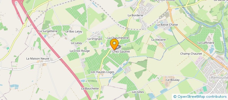 localisation de l'entreprise REDOR ENTREPRISE DU BATIMENT  AIGREFEUILLE-SUR-MAINE