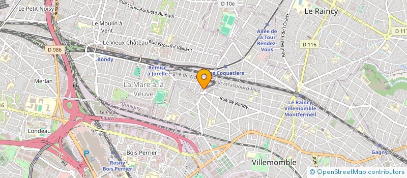 localisation de l'entreprise REDOUANE  BONDY