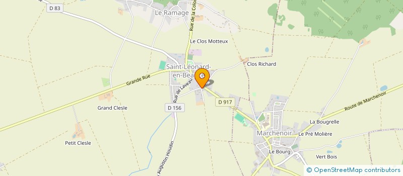 localisation de l'entreprise REDOUIN à SAINT-LEONARD-EN-BEAUCE