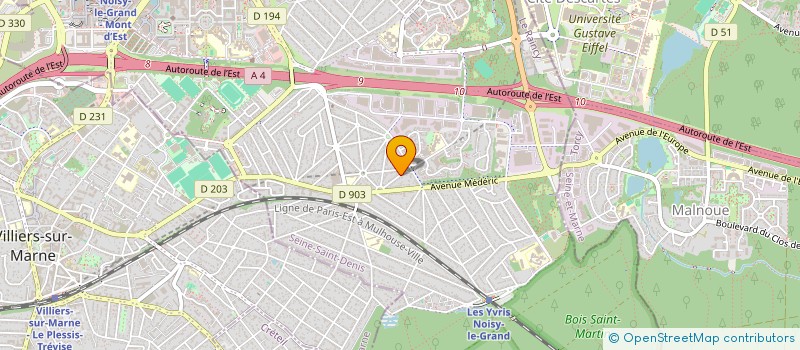 localisation de l'entreprise REDPAMPA  NOISY-LE-GRAND
