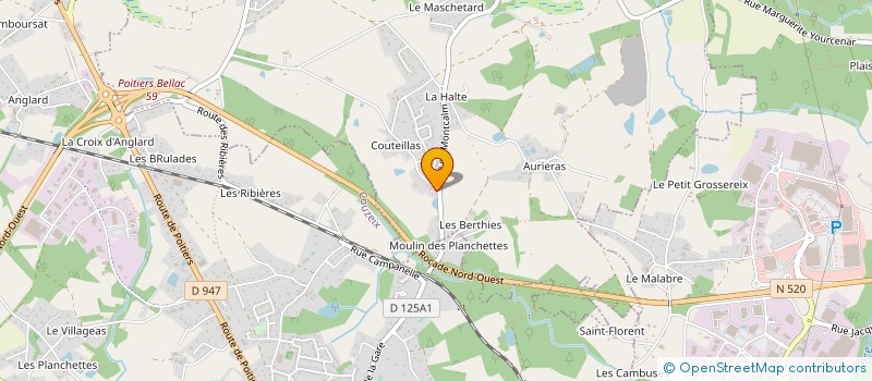 localisation de l'entreprise REDRIS à CHAPTELAT