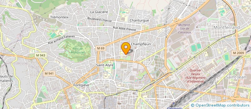 localisation de l'entreprise REDROCK CAPITAL  CLERMONT-FERRAND