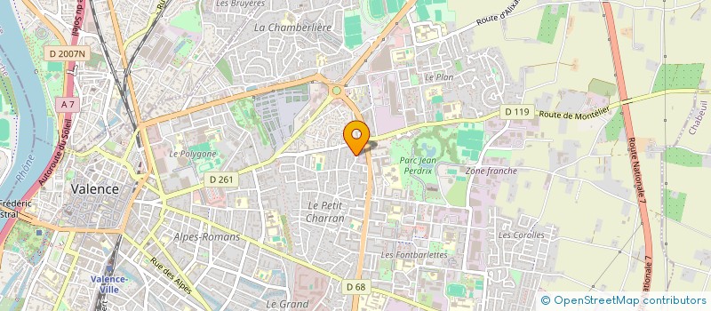 localisation de l'entreprise REDRONE à VALENCE