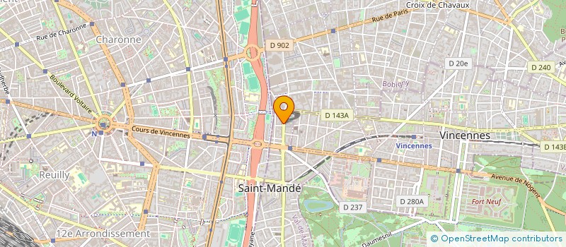 localisation de l'entreprise REDS HILL à SAINT-MANDE