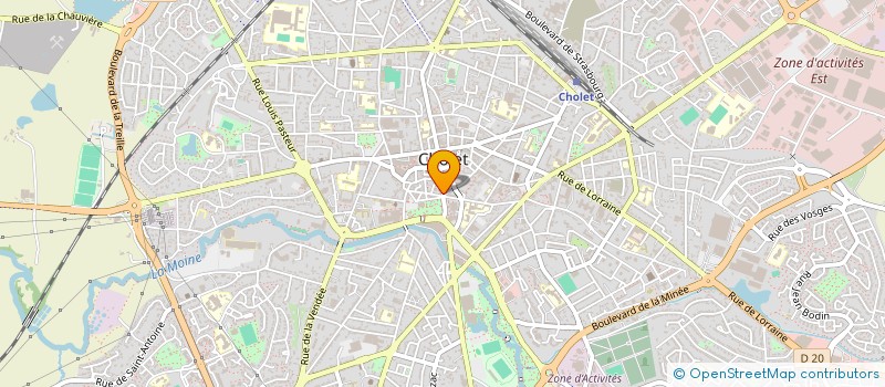localisation de l'entreprise REDSAM à CHOLET