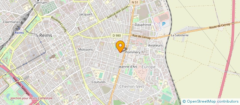 localisation de l'entreprise REDSON  EPERNAY