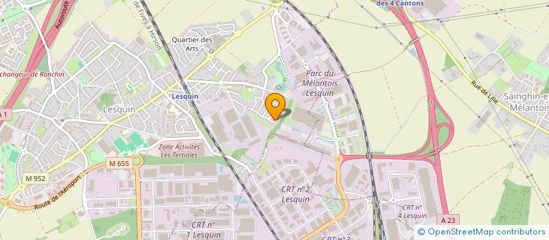 localisation de l'entreprise REDSPARK à LESQUIN