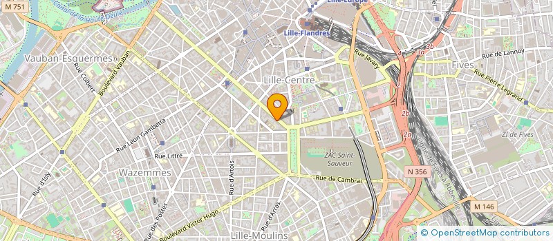 localisation de l'entreprise REDSPORT PADEL à LILLE