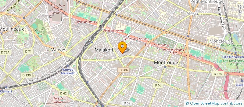 localisation de l'entreprise REDSTONE  MALAKOFF