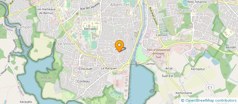 localisation de l'entreprise REDSTUN à VANNES