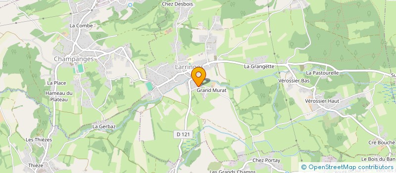 localisation de l'entreprise REDTREE PROD  LARRINGES