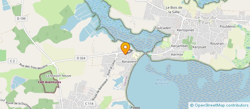 localisation de l'entreprise REDUREAU CONSEIL  SARZEAU