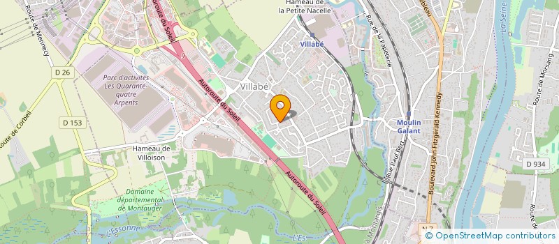 localisation de l'entreprise REDUREAU INVESTISSEMENT  VILLABE