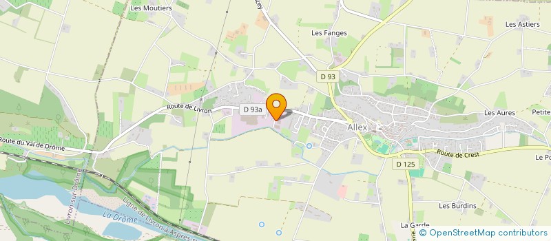 localisation de l'entreprise REDWOOD  ALLEX