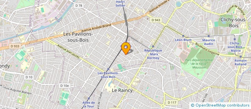 localisation de l'entreprise REDWOOD PARIS  LIVRY-GARGAN