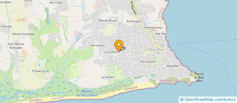 localisation de l'entreprise REEBORNN à FOUESNANT