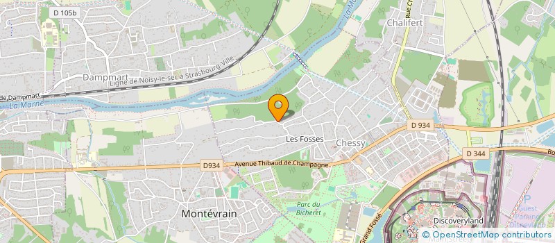 localisation de l'entreprise REED  CHESSY