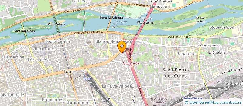 localisation de l'entreprise REED CORP  TOURS