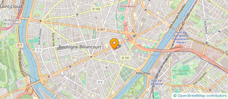 localisation de l'entreprise REEDS CAPITAL  BOULOGNE-BILLANCOURT