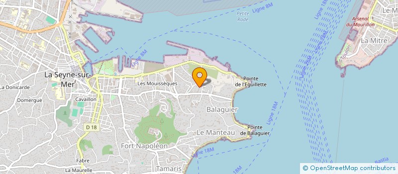 localisation de l'entreprise REEDU'CAB LES 2 FRERES à LA SEYNE-SUR-MER