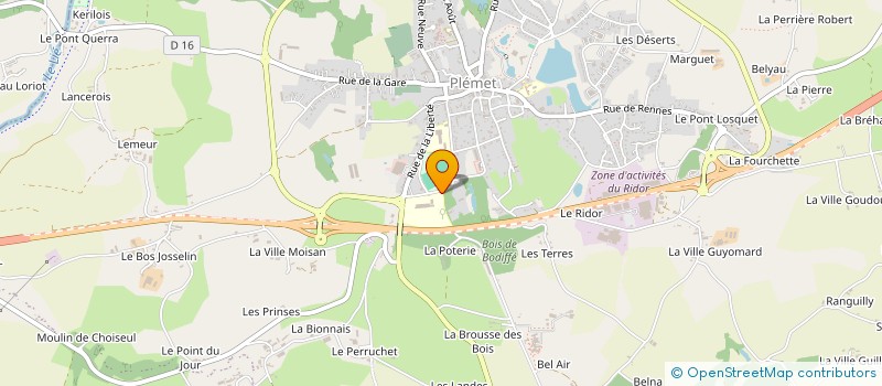 localisation de l'entreprise REEDUC'ACTIONS  PLEMET