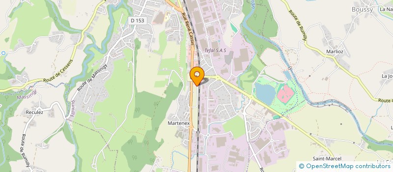 localisation de l'entreprise REEDUCA KINE  RUMILLY