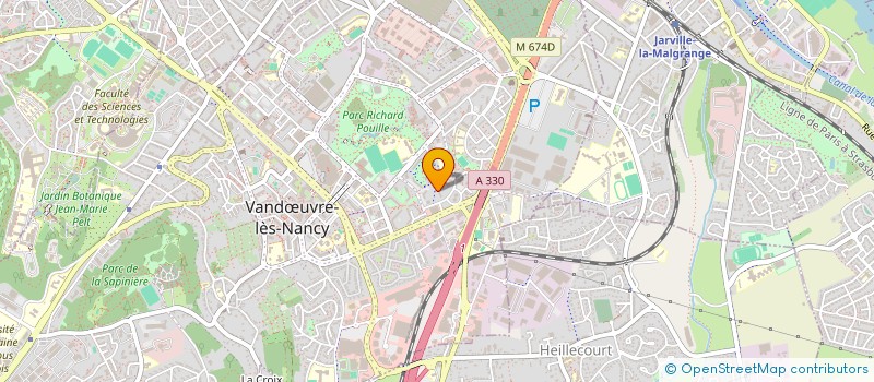 localisation de l'entreprise REEDUCA VAND'EST à VANDŒUVRE-LES-NANCY