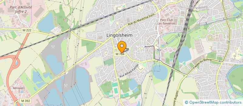 localisation de l'entreprise REEDUCATION DE LA MONTEE  LINGOLSHEIM