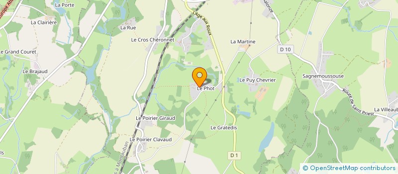 localisation de l'entreprise REEF CONSULTING à LA SOUTERRAINE