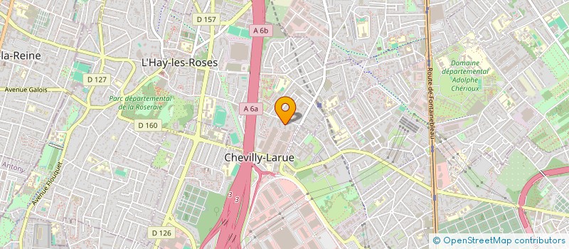 localisation de l'entreprise REEFACT  L'HAY-LES-ROSES