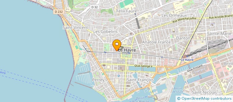 localisation de l'entreprise REEFIM à LE HAVRE