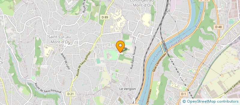 localisation de l'entreprise REEL  SAINT-CYR-AU-MONT-D'OR