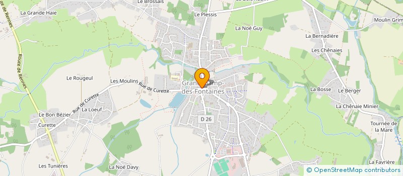 localisation de l'entreprise REEL  GRANDCHAMP-DES-FONTAINES