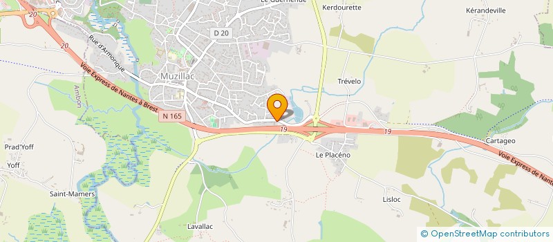 localisation de l'entreprise REEL  MUZILLAC