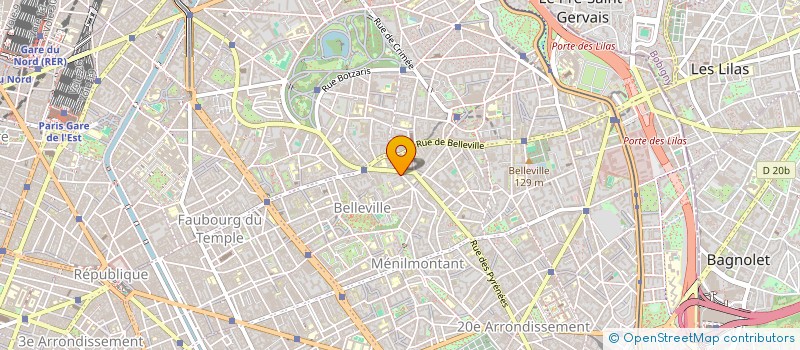 localisation de l'entreprise REEL - ASSOCIATION DE RECHERCHES, REALISATIONS, EXPLORATIONS DU REEL  PARIS