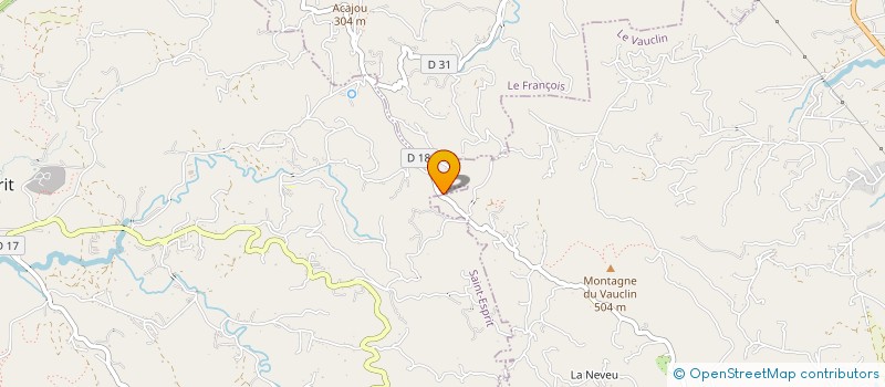 localisation de l'entreprise REELAX SPA MARTINIQUE  SAINT-ESPRIT