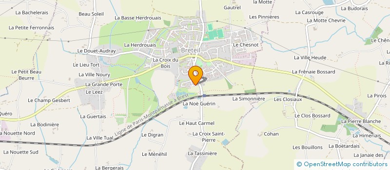 localisation de l'entreprise REELDOMO  BRETEIL