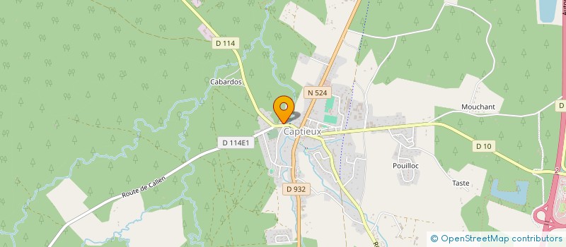 localisation de l'entreprise REELLE  ESCAUDES