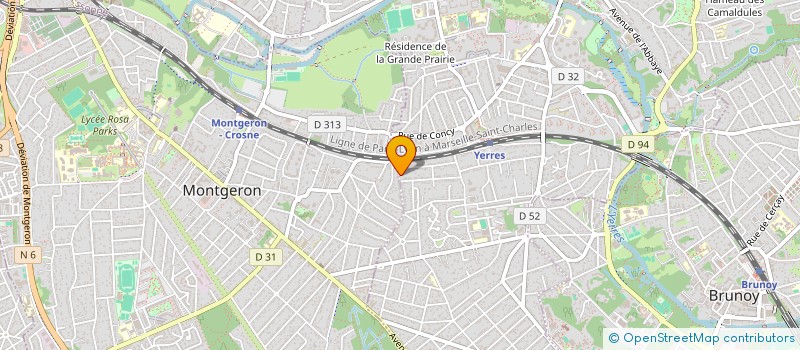 localisation de l'entreprise REELZ APPAREL  YERRES