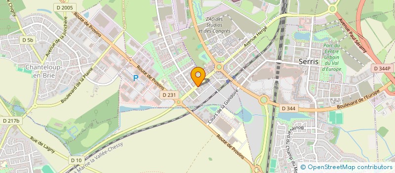 localisation de l'entreprise REEMO à MONTEVRAIN