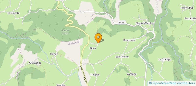 localisation de l'entreprise REEMPLOI BTP HAUT CANTAL à LE MONTEIL