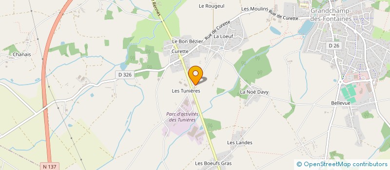 localisation de l'entreprise REEMPROD  GRANDCHAMP-DES-FONTAINES