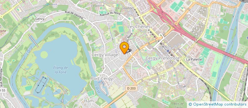 localisation de l'entreprise REEMTECH  CERGY